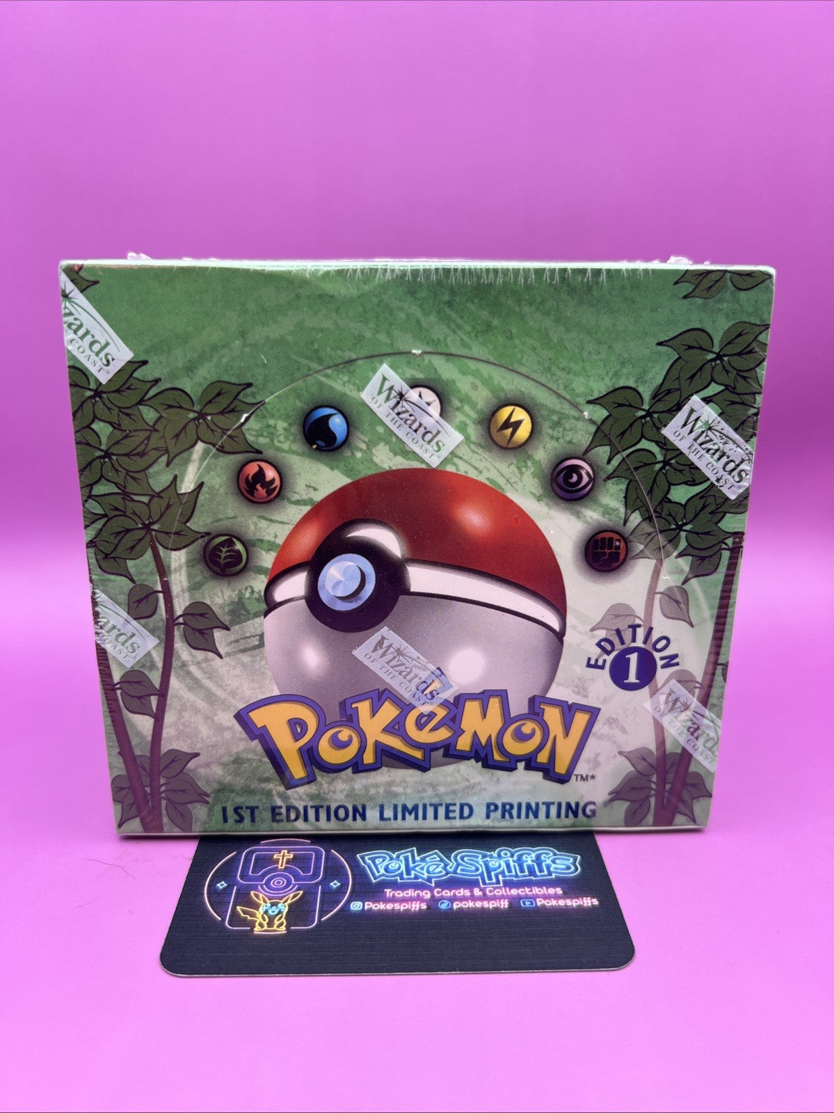 Pokemon Jungle 1st Edition Booster Box Factory Sealed WOTC 1999 Mint