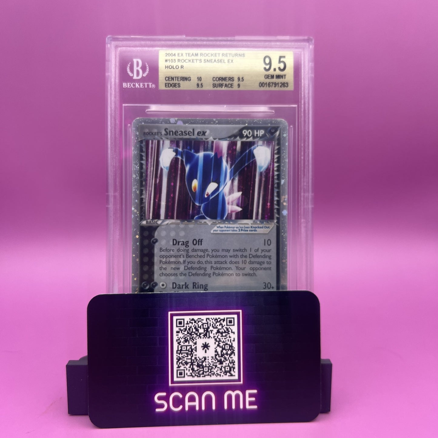 Rocket's Sneasel ex 103/109 Team Rocket Returns Holo